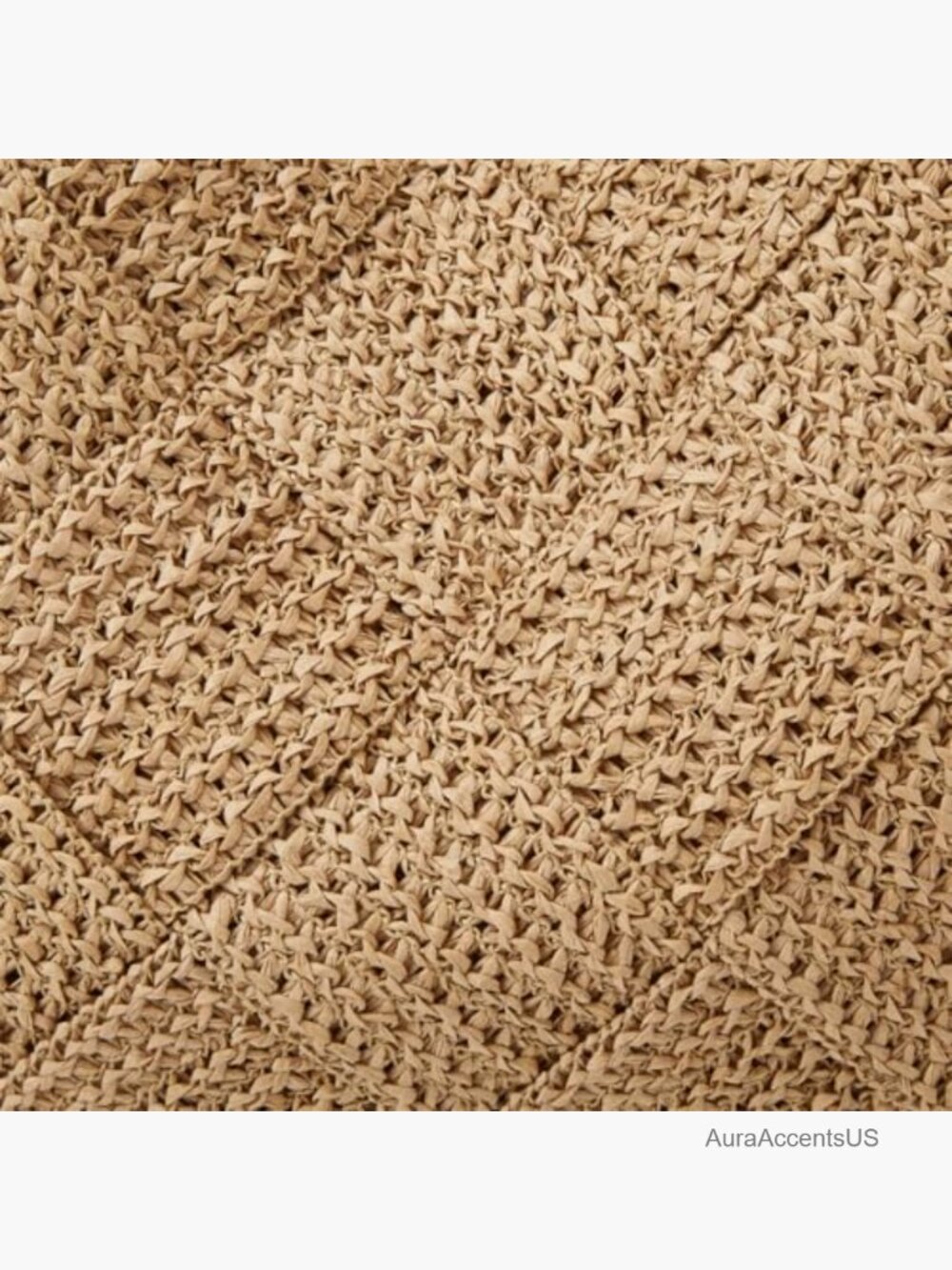 Straw Woven Hobo Bag Large Capacity Tote Beach Travel Handbag - Picture 4 of 7